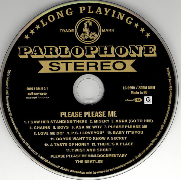 Beatles - Please Please Me (2009 Stereo CD) NM
