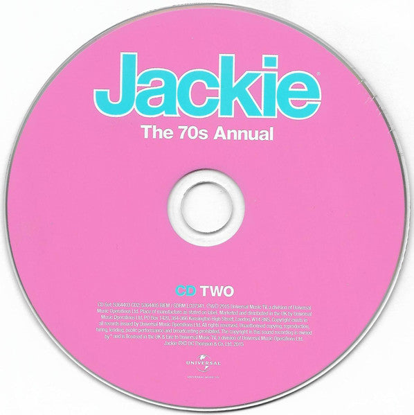 Various - Jackie ~ The 70s Annual (2015 Triple CD Set) Mint
