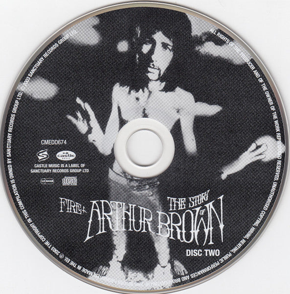 Arthur Brown - Fire! The Story of (Rare 2003 DCD) NM