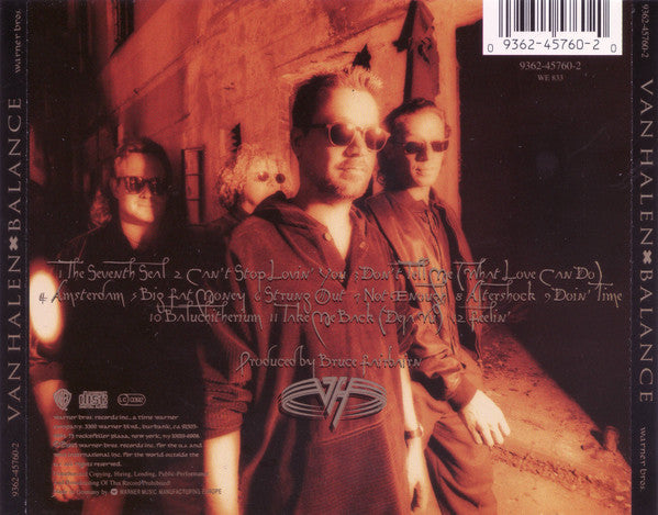 Van Halen - Balance (1995 CD) VG+