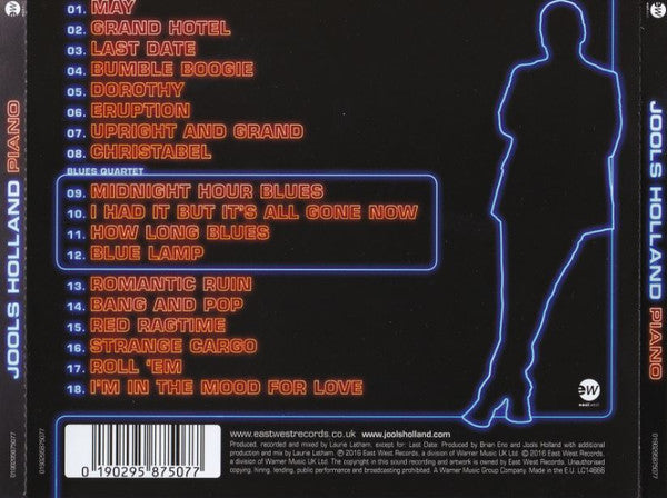 Jools Holland - Piano (2017 CD) NM