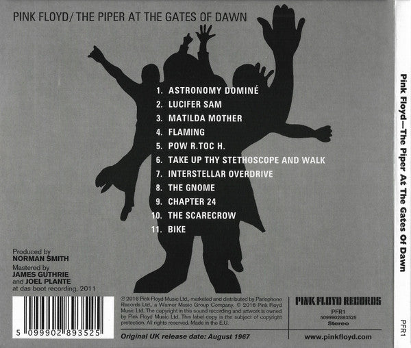 Pink Floyd - The Piper at the gates of Dawn (2016 CD) NM