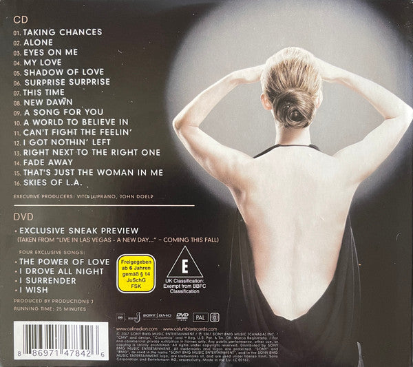 Celine Dion - Taking Chances (2007 Deluxe Edition CD + DVD) NM