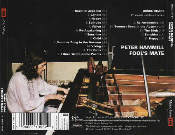 Peter Hammill - Fools Mate (Remaster + Bonus CD) VG+