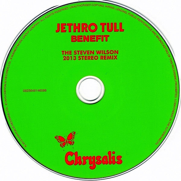 Jethro Tull - Benefit [Steve Wilson 2013 Stereo Remix] (2015 CD) NM