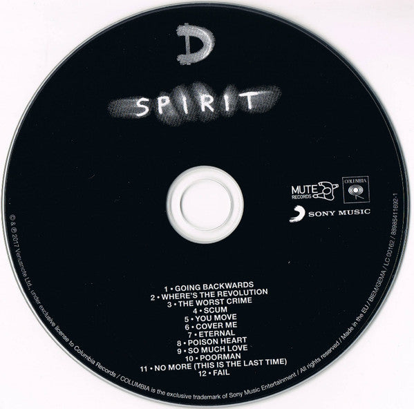 Depeche Mode - Spirit (2017 Deluxe Edition Double CD) Sealed