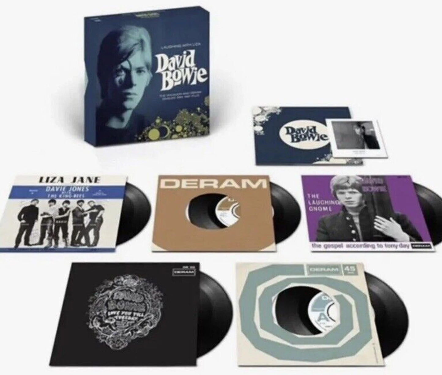 David Bowie - Laughing with Liza [Vocalion & Deram Singles] (Vinyl 7"Box Set) Mint