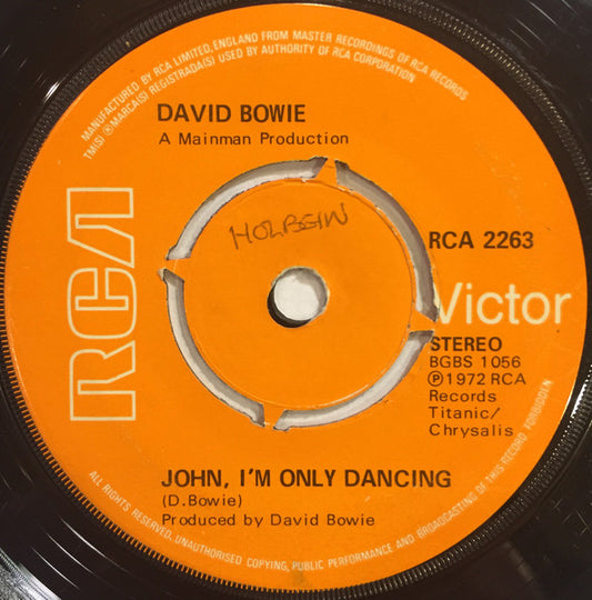 David Bowie - Drive In Saturday (Vinyl 7" Single) VG