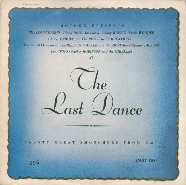 Various - The Last Dance (Cheap Vinyl LP) VG+/EX