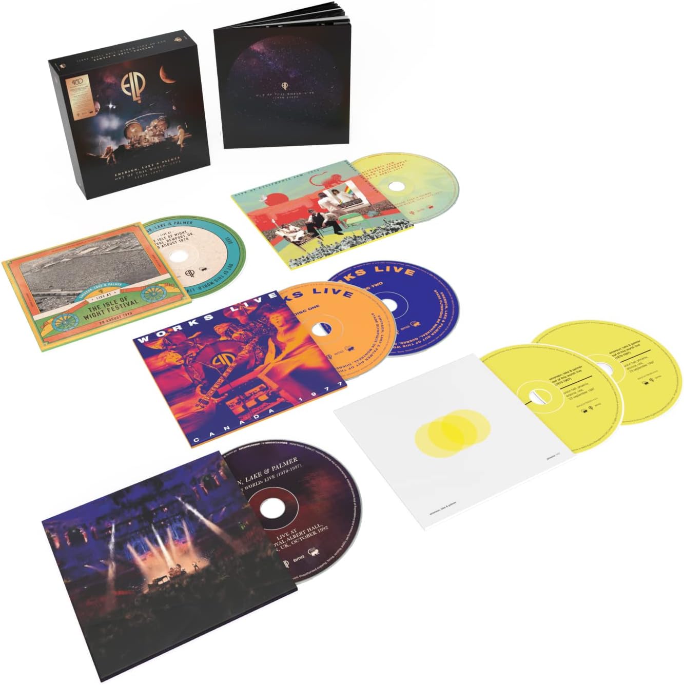 Emerson Lake & Palmer - Out of this World Live 1970-1997 (7 CD Box Set) NM