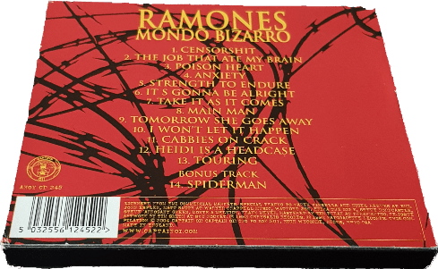 Ramones - Mondo Bizarro 2004 Captain Oi! CD in slipcase (Used NM) OOP - music-cd