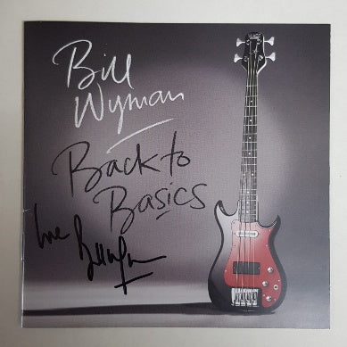 Bill Wyman - Back to Basics (Signed CD Album) Mint