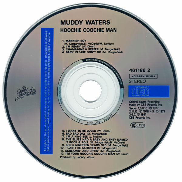 Muddy Waters - Hoochie Coochie Man (1988 CD Album) NM