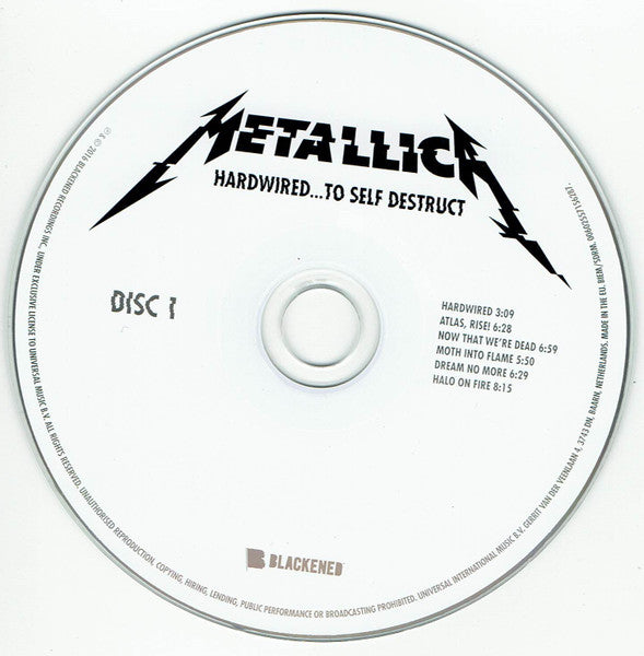 Metallica - Hardwired...to self Destruct (2016 Double CD) New