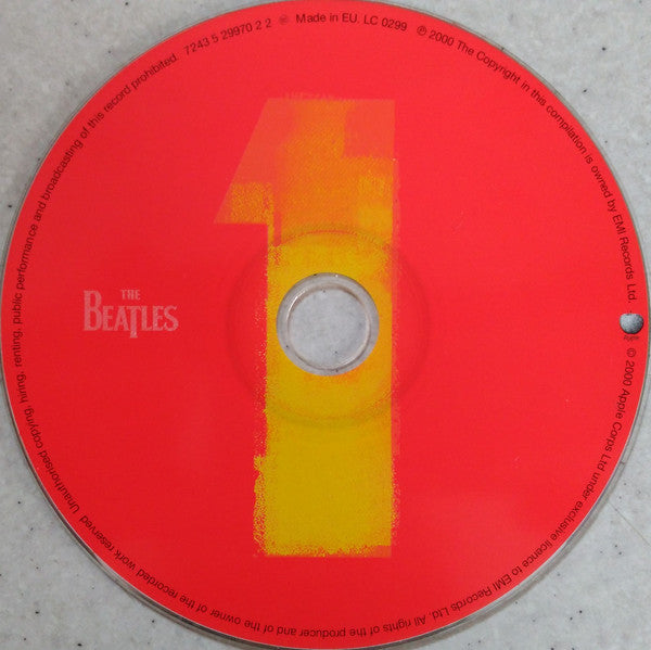 The Beatles - No.1s (2000 #1 Hits CD Album) NM