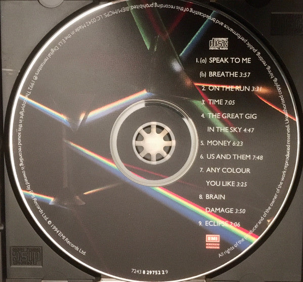 Pink Floyd - Dark Side of the Moon (1994 Remastered CD) NM