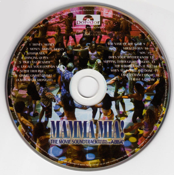 Mamma Mia O.S.T - Various (Soundtrack CD) NM