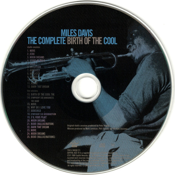 Miles Davis - Complete Birth of Cool (1998 CD Album) NM