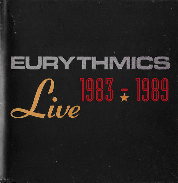 Eurythmics - Live 1983-1989 (1993 Ltd Ed 3 CD Set) NM