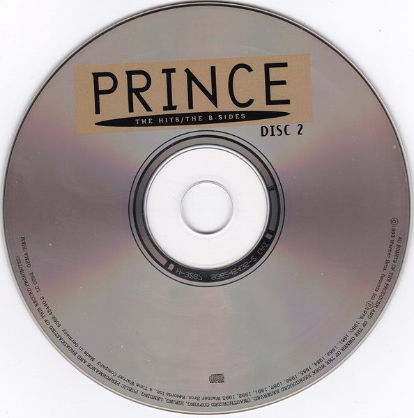Prince - The Hits / The B-Sides (3 CD Set 1993) Mint