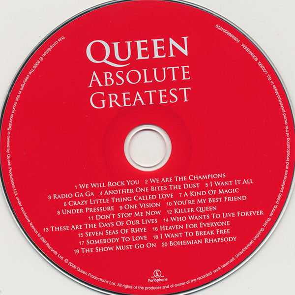 Queen - Absolute Greatest (2009 CD Album) NM