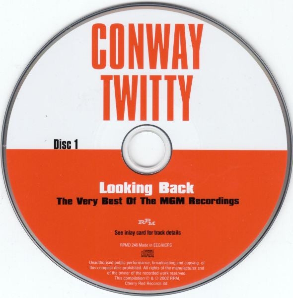 Conway Twitty - Looking Back (Rare 2002 rpm CD) NM