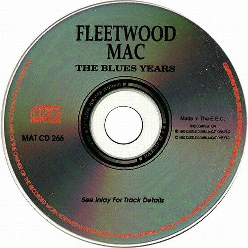 Fleetwood Mac - The Blues Years (1993 CD Album) Mint