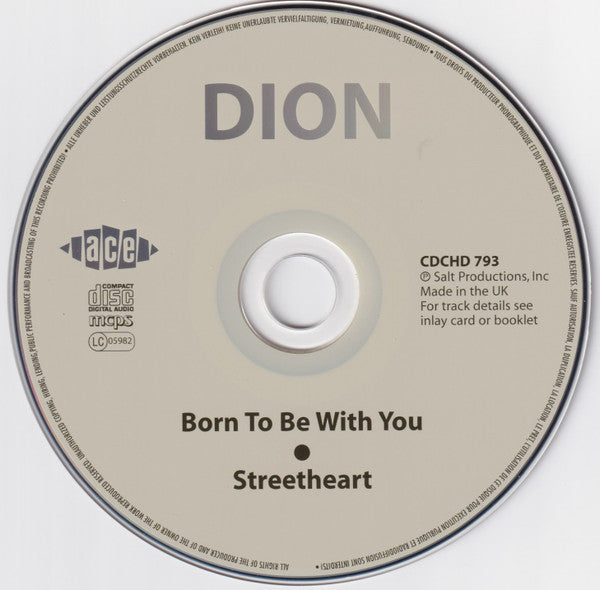 Dion - Born to be with you (Rare 2001 CD Album) VG+