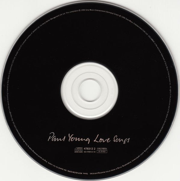 Paul Young - Love Songs (1996 German Only CD) NM