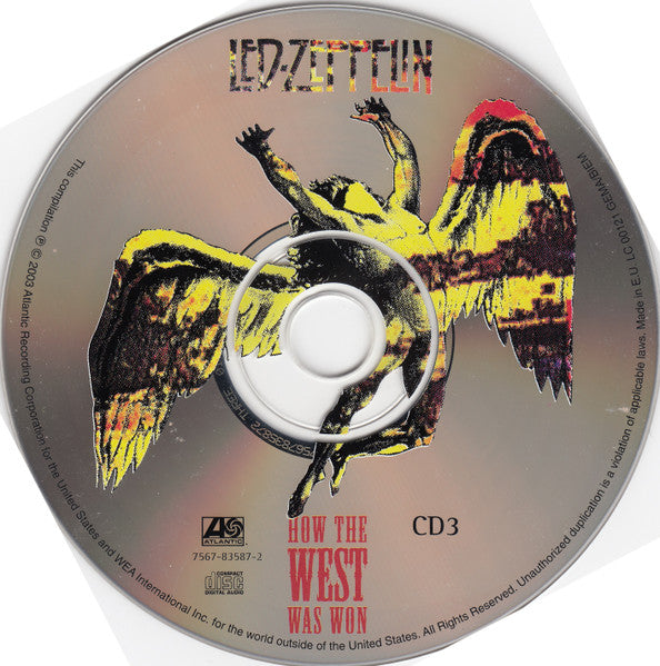 Led Zeppelin - How the West was Won 3 CD Set (2003) NM