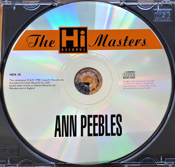 Ann Peebles - The Hi Records Masters (Rare Soul CD) NM