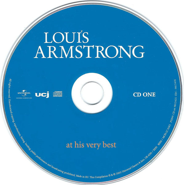 Louis Armstrong - At His Very Best (2CD Album) NM