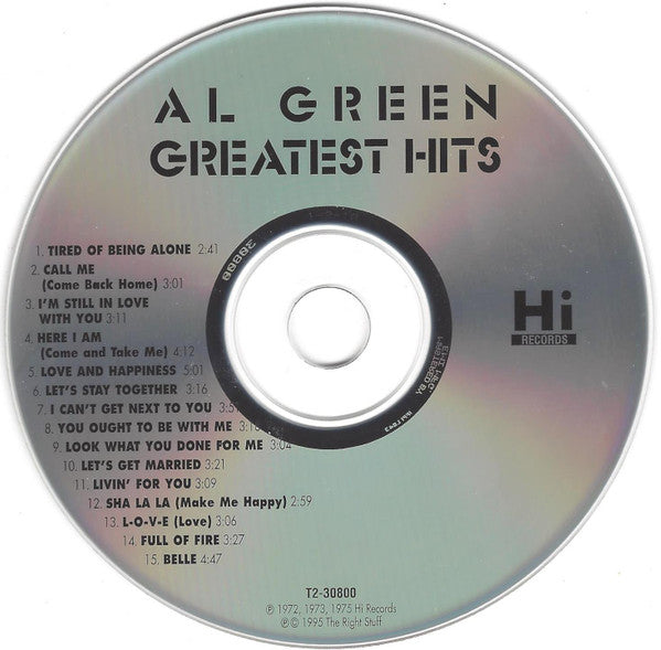 Al Green - Greatest Hits (Remastered + Expanded CD) NM