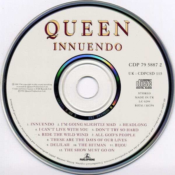 Queen - Innuendo 1991 UK CD (VG+) - music-cd