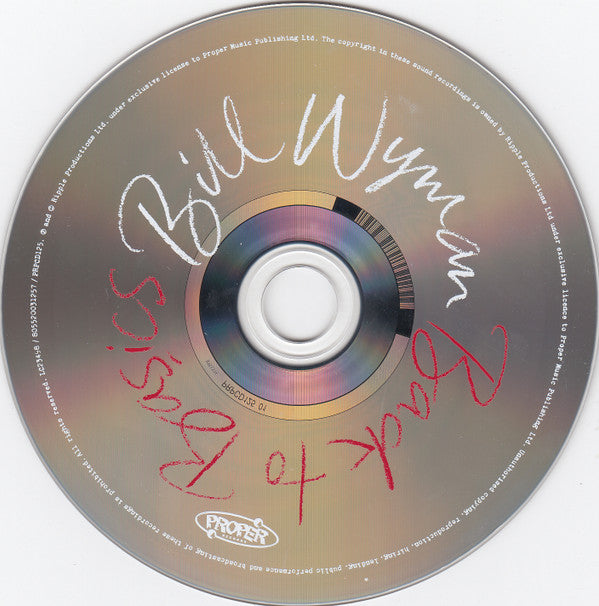 Bill Wyman - Back to Basics (Signed CD Album) Mint