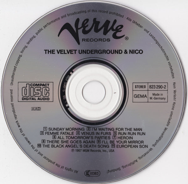 The Velvet Underground & Nico (Andy Warhol) Remastered CD Album