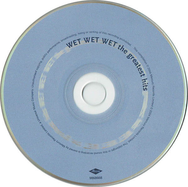 Wet Wet Wet - The Greatest Hits (2004 CD Album) NM