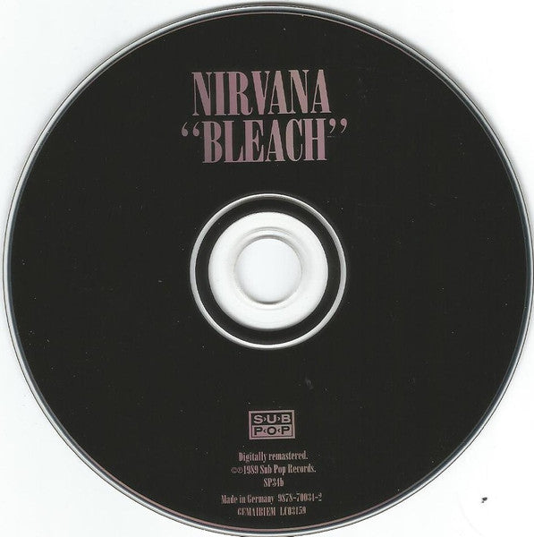 Nirvana - Bleach (Debut 1992 CD Album) Mint