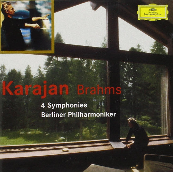 Karajan [Berliner] - Brahms 4 Symphonies (DG CD Album) Mint