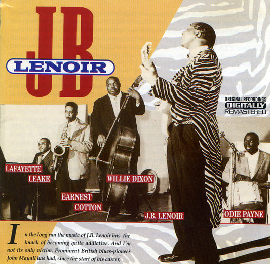 J.B Lenoir - Self Titled (1990 Belgium CD Album) NM