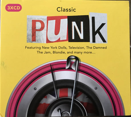 Classic Punk - Various 3 CD Set (Rhino) New