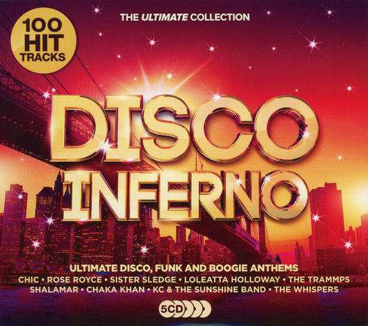 Disco Inferno - Various Funk Soul and Boogie (5 CD Set) New